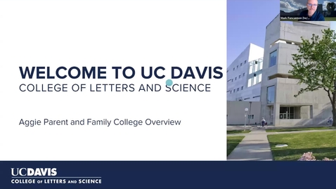 Thumbnail for Aggie Parent and Family - College of Letters and Science Overview