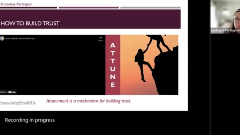 Thumbnail for HDE 131 Spring 2023, Lecture 2.1 - Attunment &amp; Trust Video 