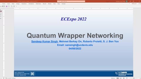 Thumbnail for entry Quantum Wrapper Networking - Sandeep Kumar Singh