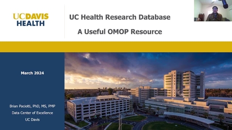 Thumbnail for OMOP 7 -- UC Health Research OMOP