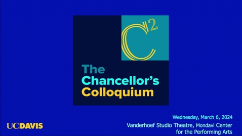 Thumbnail for entry Chancellor’s Colloquium: Diverse Voices in the Media - Wed, Mar 6, 2024