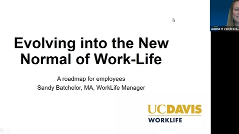 Thumbnail for Evolving into the New Normal of Work-life Recorded Webinar