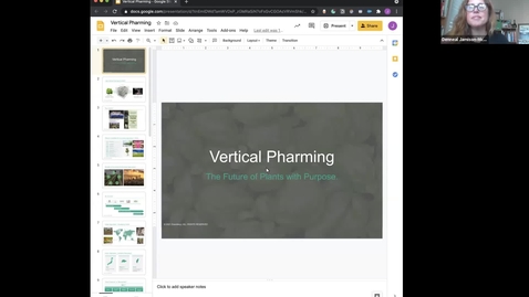 Thumbnail for Jake Eisenberg, &quot;Vertical Pharming; The Future of Plants with Purpose