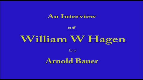 Thumbnail for William  Hagen