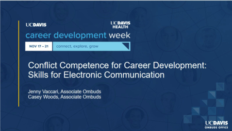 Thumbnail for Conflict Competence for Career Development: Skills for Electronic Communication