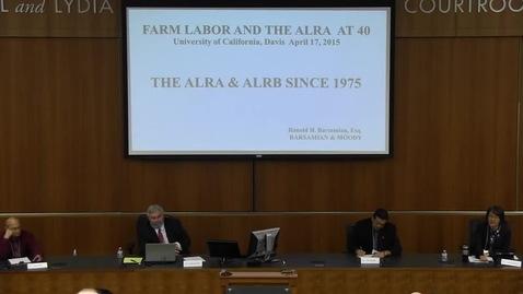 Thumbnail for The ALRA &amp; ALRB Since 1975: Opening Remarks with Genevieve Shiroma
