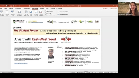 Thumbnail for Virtual Visit to East West Seeds