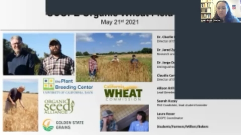 Thumbnail for entry SCOPE Organic Small Grains Field Day