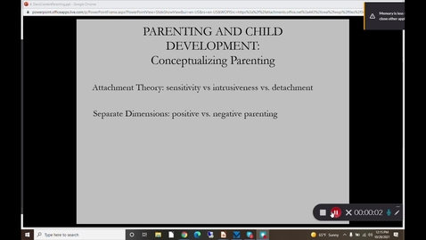 Thumbnail for HDE 104 Lecture recording - October 28th 2021, 12:15:09 pm