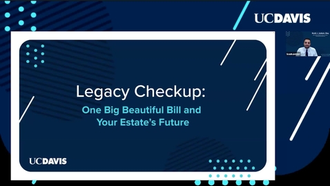Thumbnail for One Big Beautiful Bill and Your Estate's Future