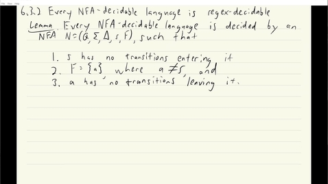 Thumbnail for ECS 120 4c:3 NFAs with isolated start and accept state