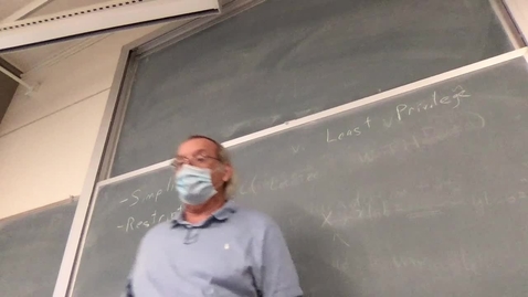 Thumbnail for ECS 235A Fall Quarter 2021, Lecture 2, September 24, 2021