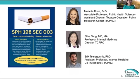 Thumbnail for SPH198 SQ 2026 Week3 - Tobacco Control in California