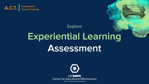 Thumbnail for Explore: Experiential Learning Assessment