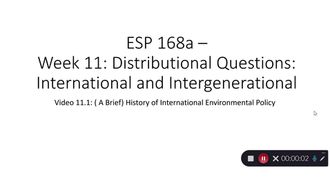 Thumbnail for entry ESP 168a: Video 11.1 - International and Intergenerational Issues