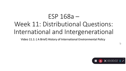 Thumbnail for ESP 168a: Video 11.1 - International and Intergenerational Issues