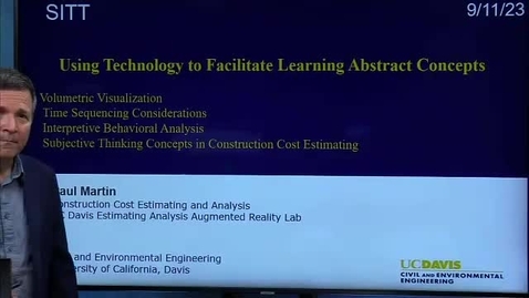 Thumbnail for SITT 2023: Using technology to facilitate learning abstract concepts  by Paul Martin