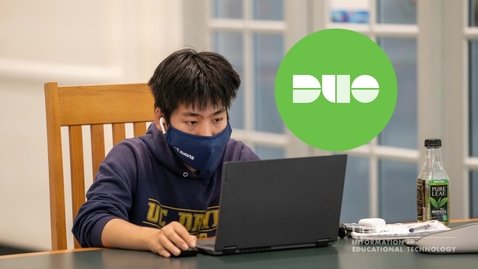Thumbnail for entry Completing your enrollment in Duo
