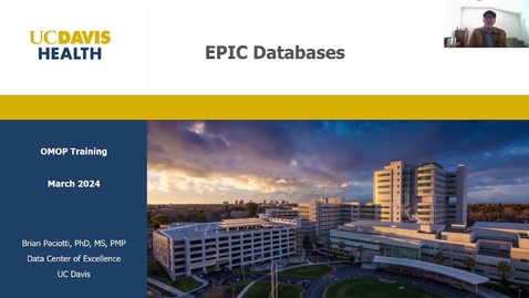 Thumbnail for OMOP 3 -- Epic Databases