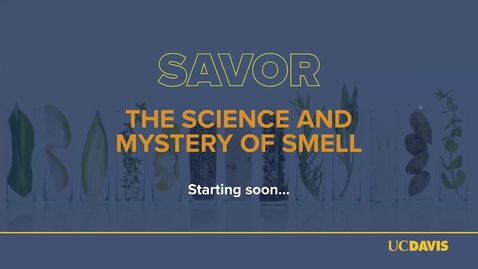 Thumbnail for entry Harold McGee and Susan Ebeler // Savor: The Science and Mystery of Smell