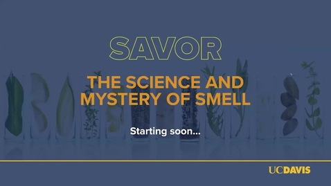 Thumbnail for Harold McGee and Susan Ebeler // Savor: The Science and Mystery of Smell