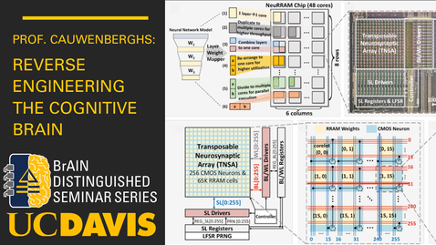 Thumbnail for Prof. Cauwenberghs: Reverse Engineering the Cognitive Brain in Silicon and Memristive Neuromorphic System