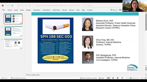 Thumbnail for SPH198 SQ 2026 Week4 - State Quitline (Kick It California) &amp; Community Health Worker Pilot Study