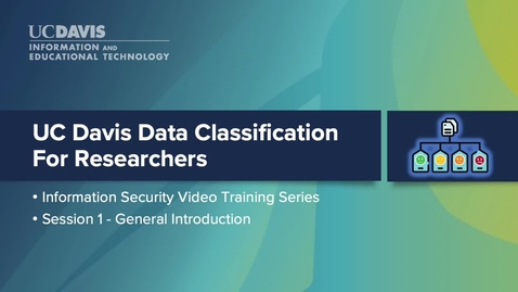 Thumbnail for Data Classification for Researchers 1
