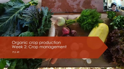 Thumbnail for entry PLS49: Week 2  Organic veg production basics and seeding