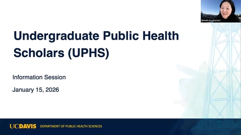 Thumbnail for UPHS  Information Session 1:15:2026