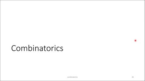 Thumbnail for entry ECS 120 0:7 combinatorics (discrete math review)