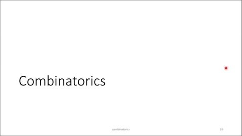 Thumbnail for ECS 120 0:7 combinatorics (discrete math review)