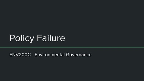 Thumbnail for ENV200C Policy Failure