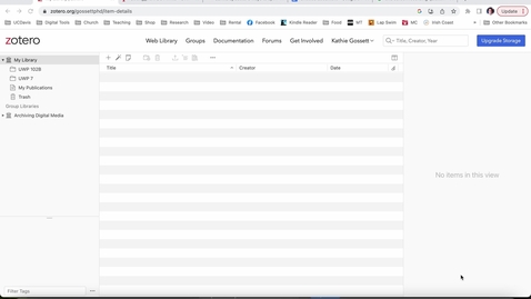 Thumbnail for How to use Zotero for UWP 7