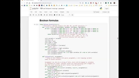 Thumbnail for entry ECS 120 8a:4 implementation in Python and the Boolean satisfiability problem