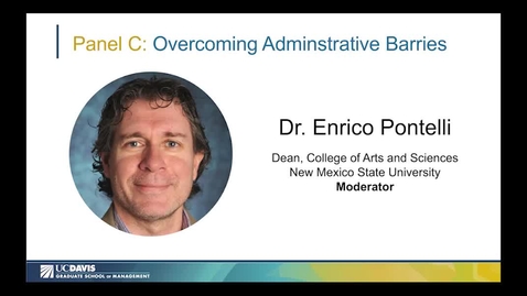 Thumbnail for entry Clip of HSI Summit Pt. 1 - &quot;Overcoming Administrative Barriers&quot; (1 hr 0 min 36 sec)