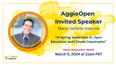 Thumbnail for entry AggieOpen Invited Speaker 2024 - Marco Seiferle-Valencia