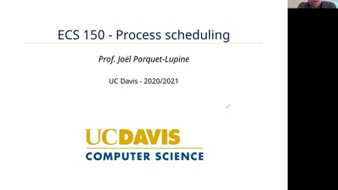 Thumbnail for entry ECS 150 - Lecture - Process scheduling (Part 1)