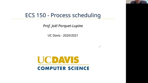 Thumbnail for ECS 150 - Lecture - Process scheduling (Part 1)