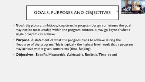 Thumbnail for entry Lecture 3- Global Nutrition Policies and Programs: Program Planning and Evaluation