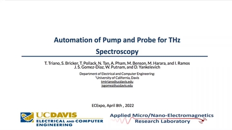 Thumbnail for Automation of Pump and Probe for THz Spectroscopy
