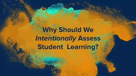 Thumbnail for 1.3 Why Assess?