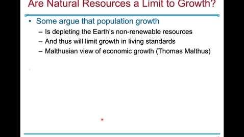 Thumbnail for entry ECN 1B: Lecture 7 - Production and Growth (Part 2 of 3)