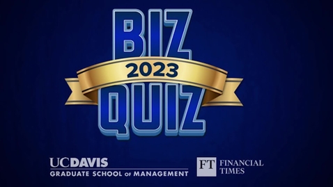 Thumbnail for entry UC Davis - Financial Times Biz Quiz: Featured Executive Interview with Marcie Frost, CEO, CalPERS, and  Peter Spiegel, US Managing Editor, The Financial Times