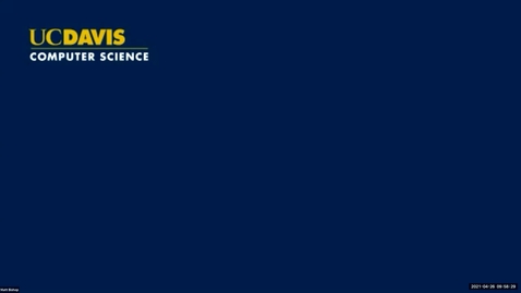 Thumbnail for ECS 153, Spring 2021; Lecture #13; April 26, 2021