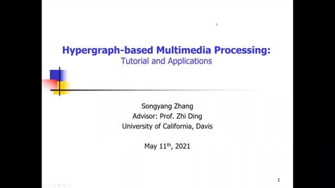 Thumbnail for Hypergraph-based Multimedia Processing: Tutorial and Applications