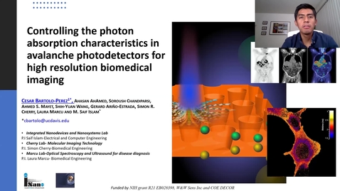 Thumbnail for entry Controlling the photon absorption characteristics in avalanche photodetectors for high resolution biomedical imaging 