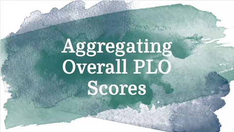 Thumbnail for entry Stage 5 Data Demonstration Part 4: Aggregating PI Scores