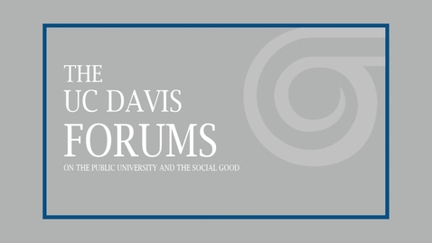 Thumbnail for The UC Davis Forums on the Public University and the Social Good - Charles Clotfelter - March 14, 2019