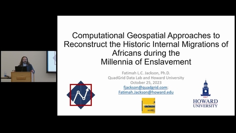 Thumbnail for Storer Lecture - Fatimah Jackson - Day 2 - October 25th, 2023